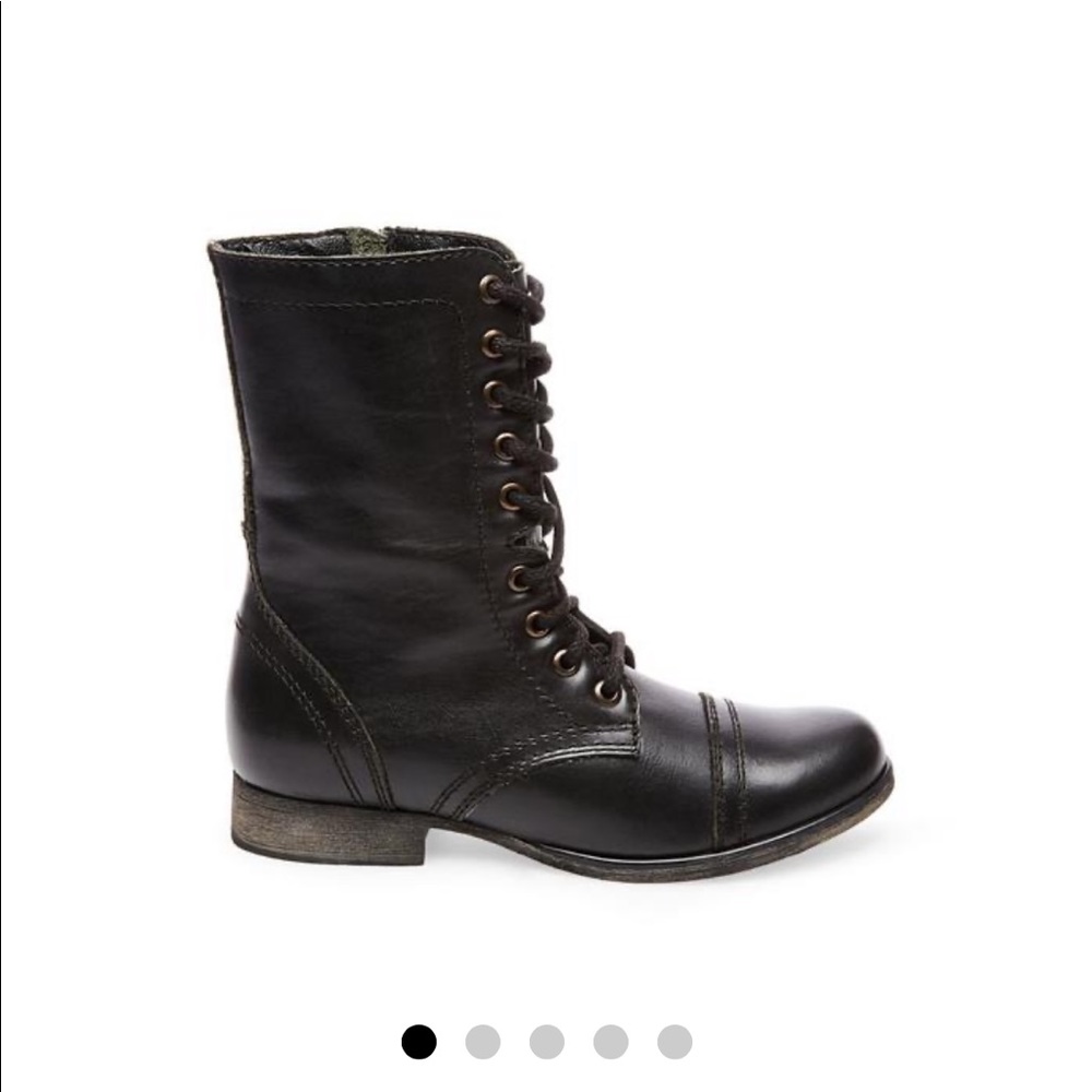 Leather Steve Madden Combat Boots